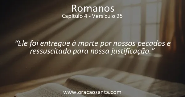 Romanos 4:25