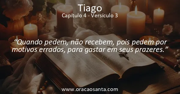 Tiago 4:3