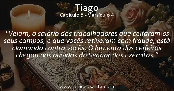 Tiago 5:4