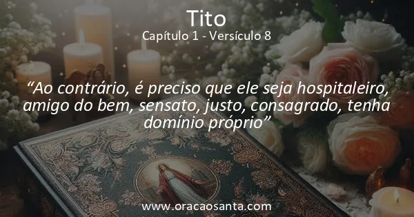 Tito 1:8