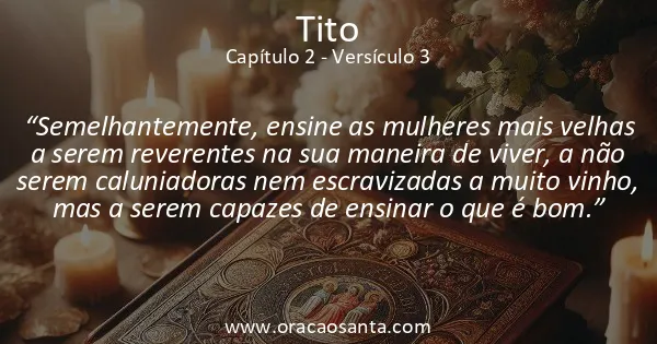 Tito 2:3