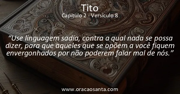 Tito 2:8