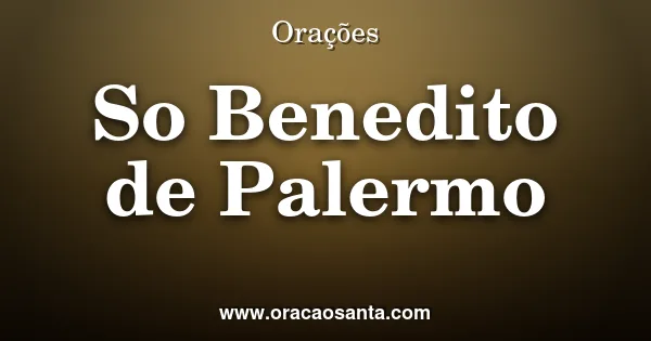 São Benedito de Palermo