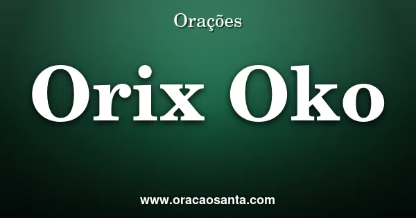 Orixá Oko