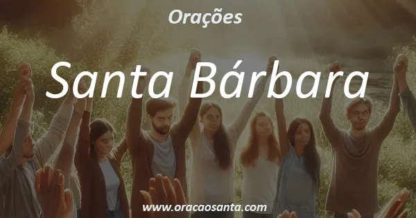 Oração de Santa Bárbara