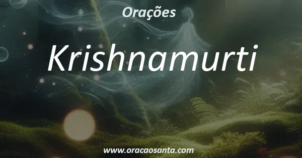 Krishnamurti