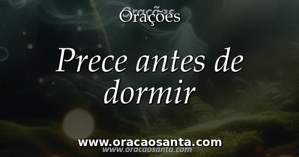 Prece antes de dormir