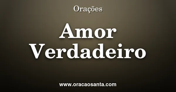 Encontrar o amor verdadeiro