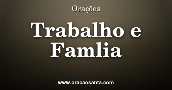 Equilíbrio entre trabalho e família