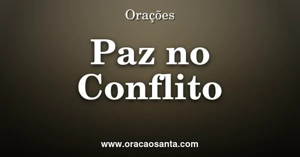 Paz em tempos de conflito