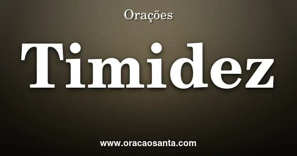 Superação da timidez