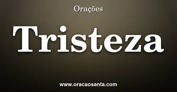 Superação da tristeza