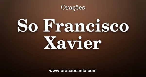 Terço de São Francisco Xavier