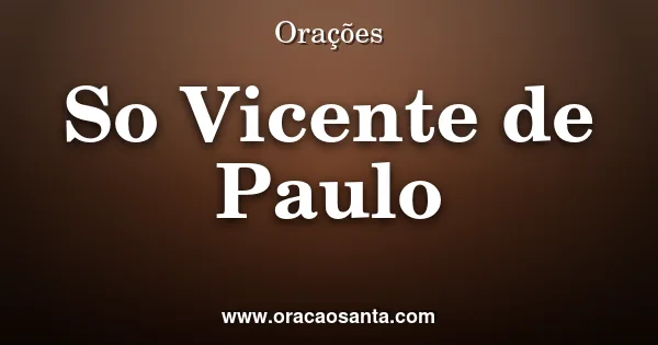 Terço de São Vicente de Paulo